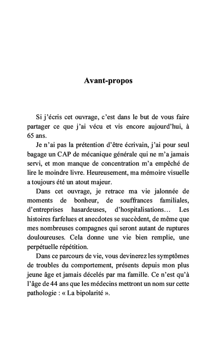 Vivre avec des troubles bipolaires et du comportement