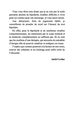 Vivre avec des troubles bipolaires et du comportement