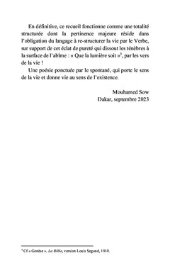 Vers de vie...