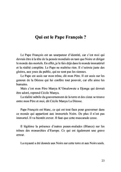 Pape François et le mensonge occidental