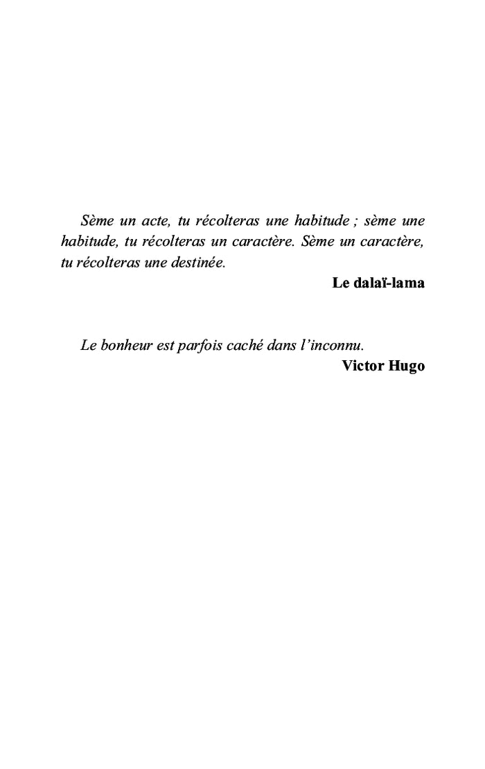 Semez du bonheur dans votre vie