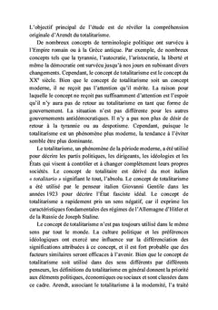 La question du totalitarisme chez Hannah Arendt