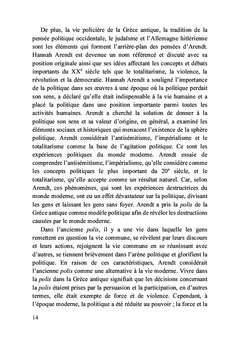 La question du totalitarisme chez Hannah Arendt