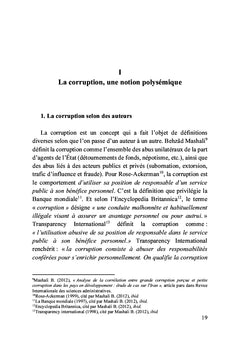 La politique de la lutte contre la corruption en Côte d'Ivoire