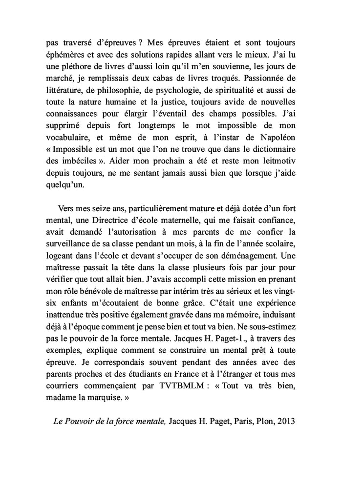 Penser bien et tout va bien