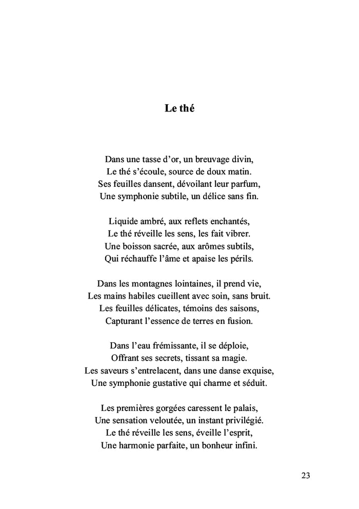 Confidences poétiques sur le monde