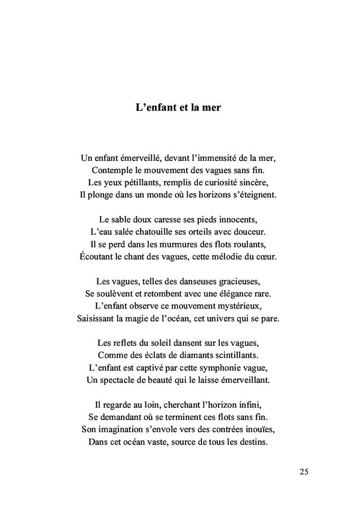 Confidences poétiques sur le monde