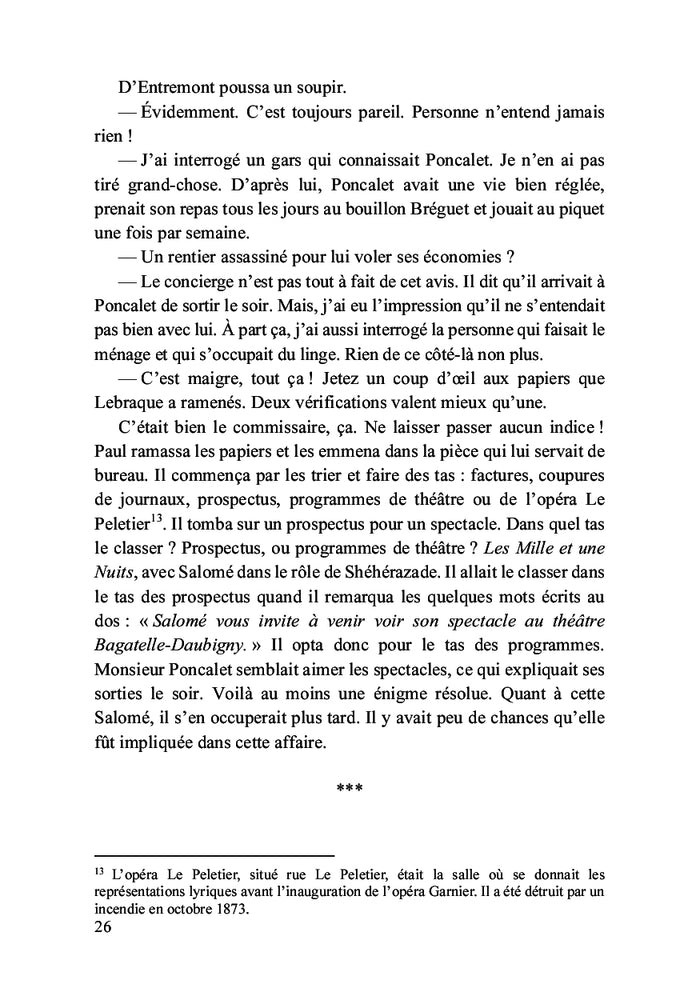 Le mystère des carnets volés