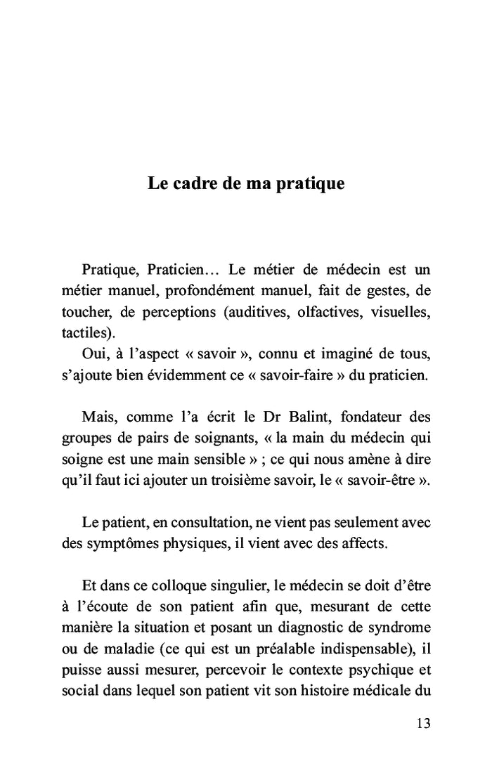 Voyage intérieur d'un médecin de famille