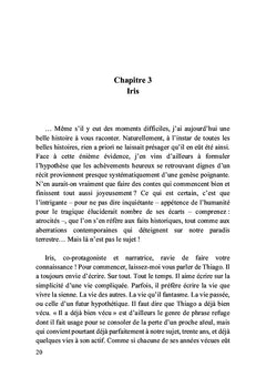 Existence chaotique et champs de coquelicots