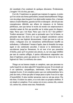 Existence chaotique et champs de coquelicots