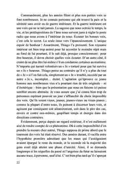 Existence chaotique et champs de coquelicots