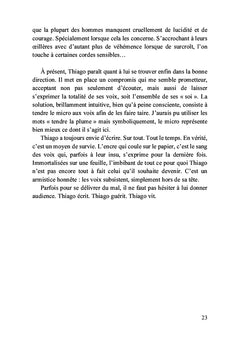 Existence chaotique et champs de coquelicots