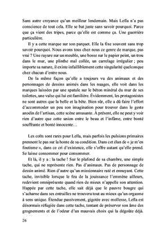 Existence chaotique et champs de coquelicots