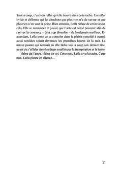 Existence chaotique et champs de coquelicots