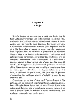 Existence chaotique et champs de coquelicots