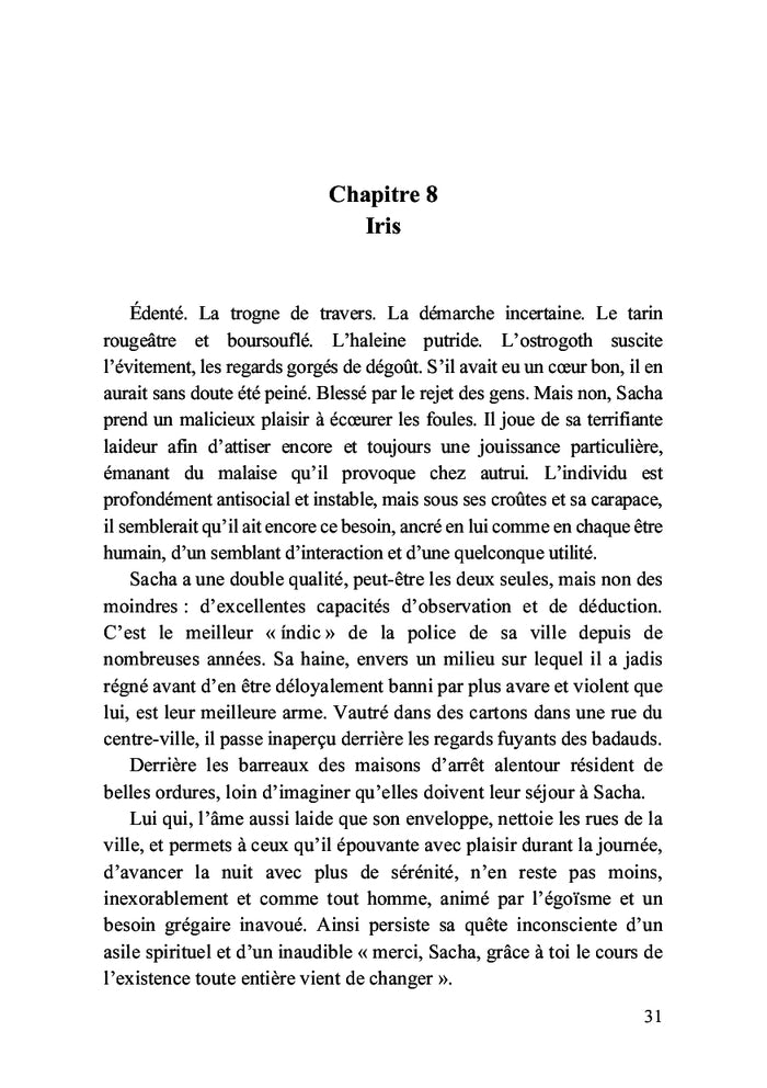 Existence chaotique et champs de coquelicots