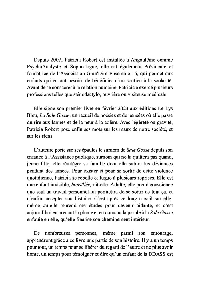 De la sale gosse à la mère veilleuse