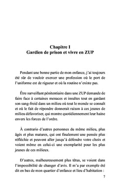 Gardien de prison et jeune de ZUP
