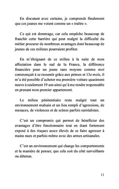Gardien de prison et jeune de ZUP