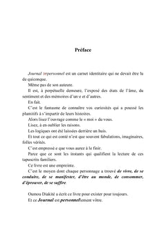 Journal impersonnel