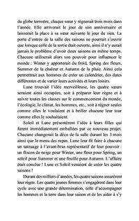 Les 4 saisons et Mathilde