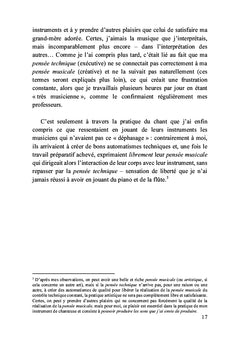 Je pense, donc je chante