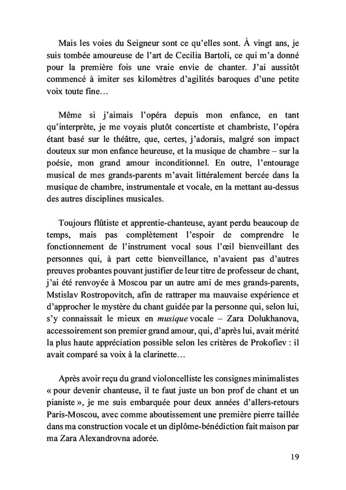 Je pense, donc je chante