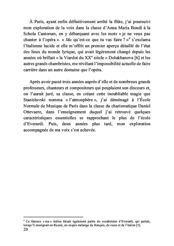 Je pense, donc je chante