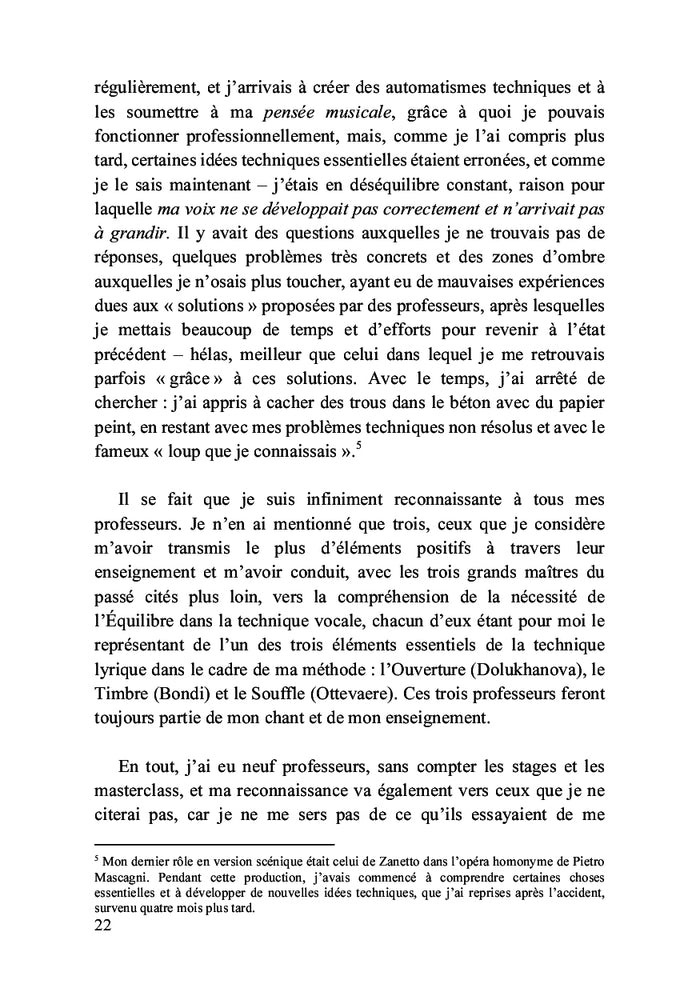 Je pense, donc je chante