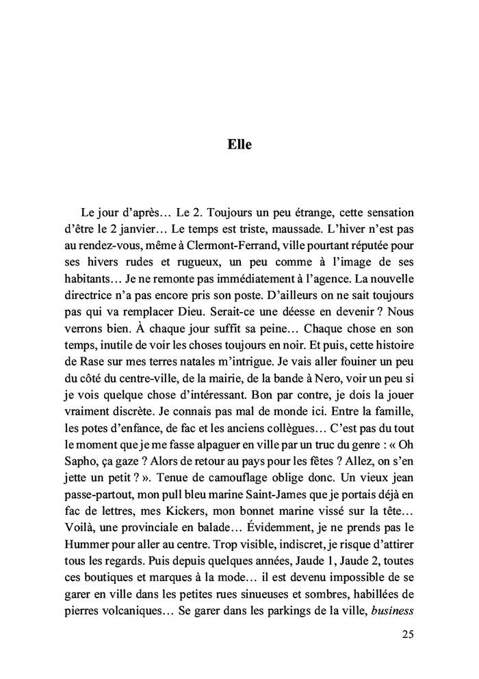 Des lendemains semblables