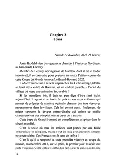 Un biathlète dans le viseur