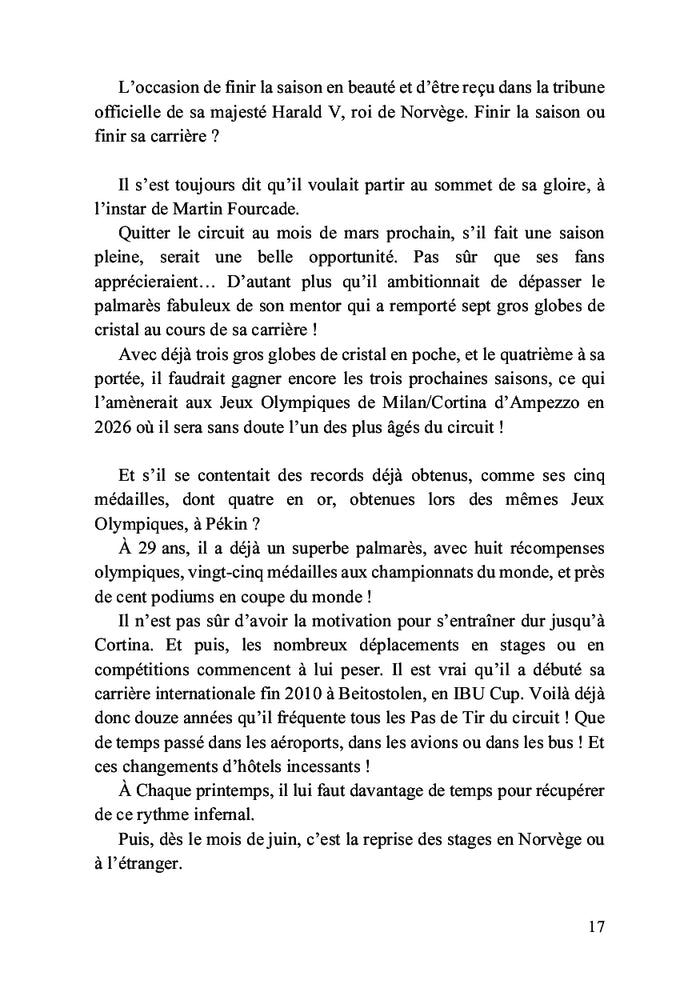 Un biathlète dans le viseur