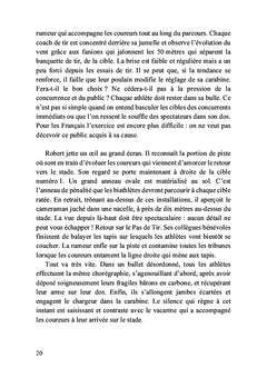 Un biathlète dans le viseur