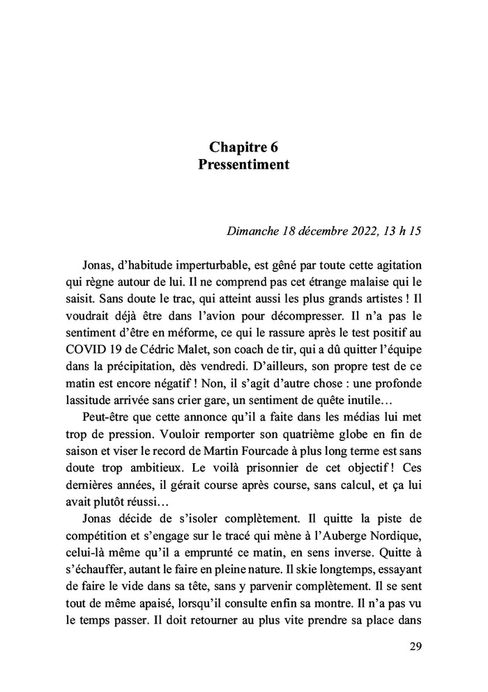 Un biathlète dans le viseur