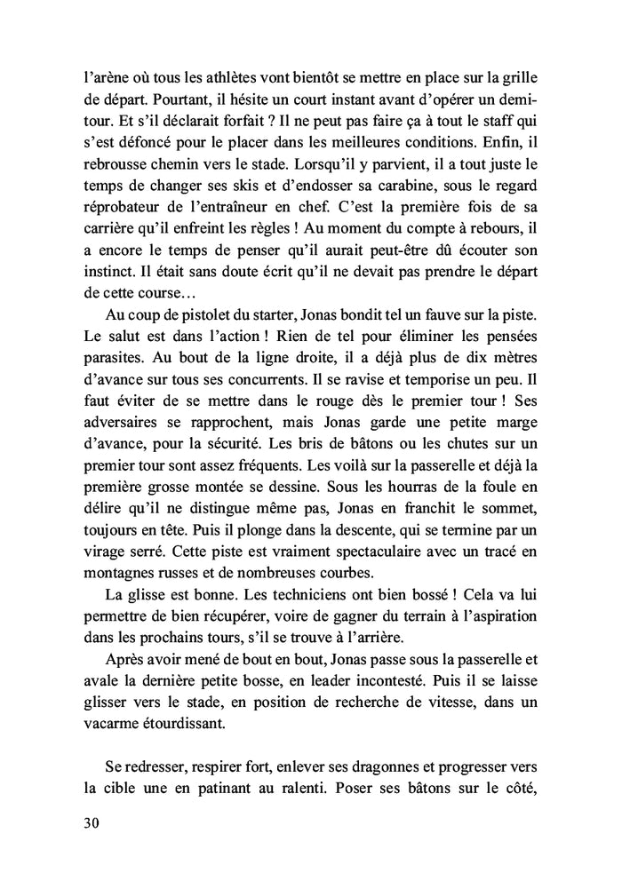 Un biathlète dans le viseur