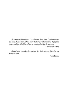 Une inquiétude juive