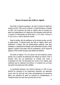 Une inquiétude juive