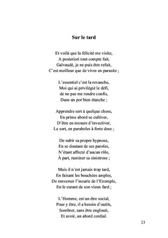 L'odyssée d'un destin