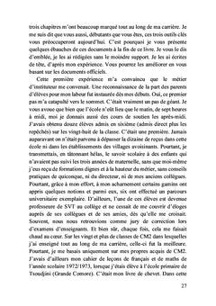 Mon cahier-journal Pour une école sans échec