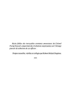 Les aventures du colonel Douvail