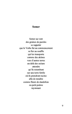 Semence des mots
