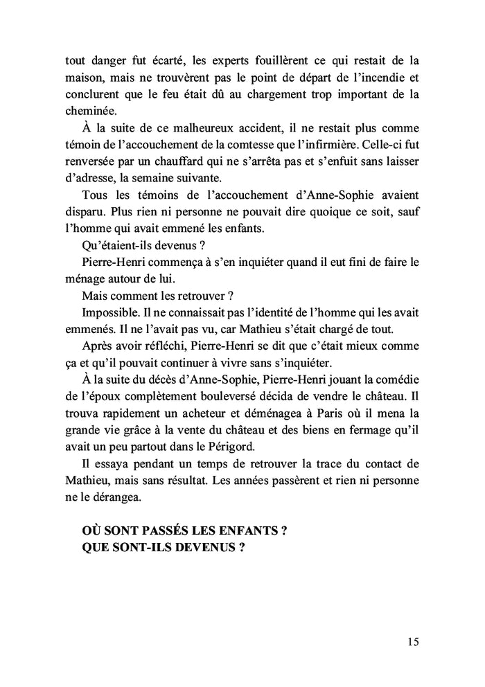 La disparition des quadruples