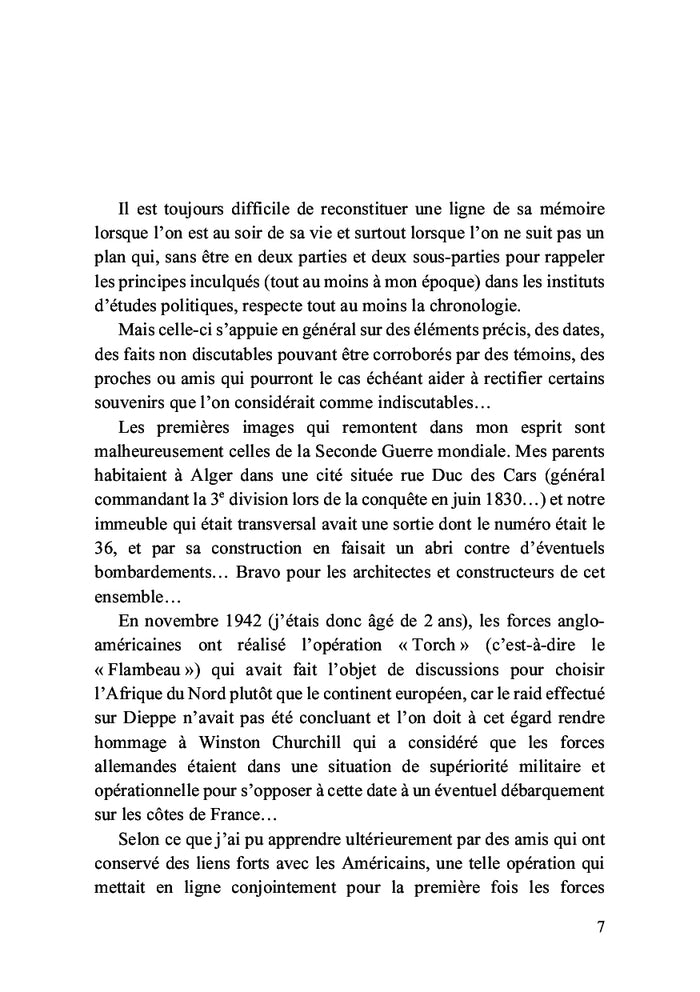 Mémoire de mes souvenirs