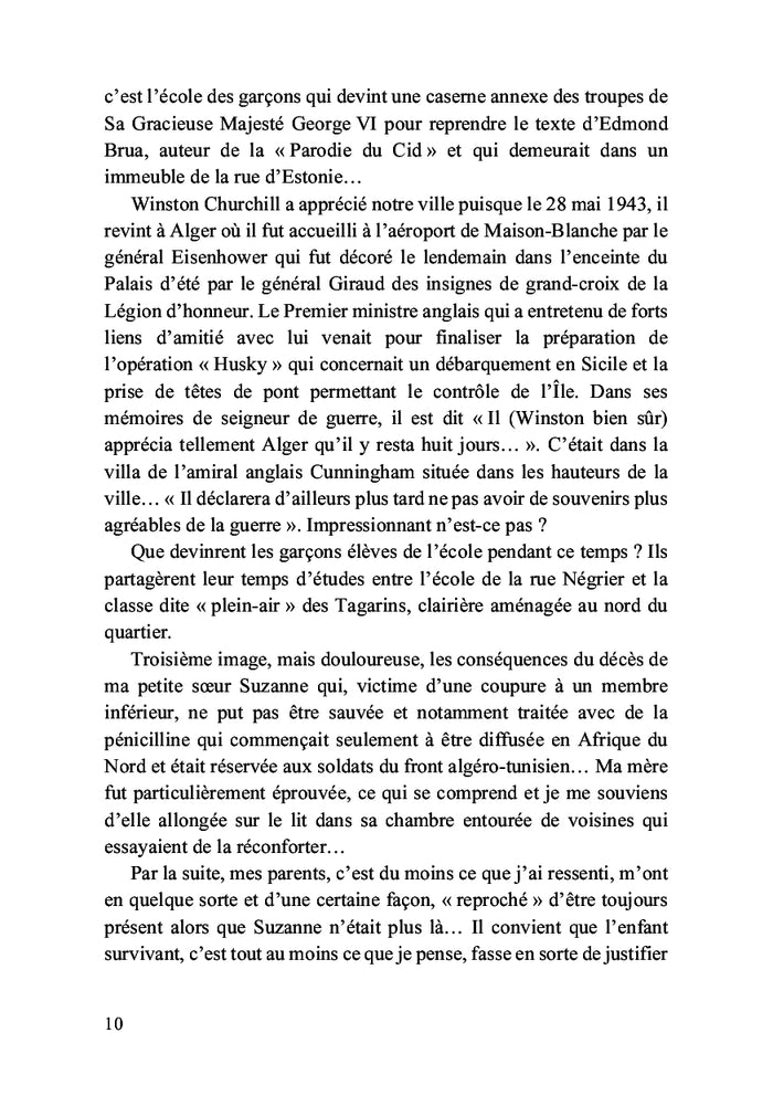 Mémoire de mes souvenirs