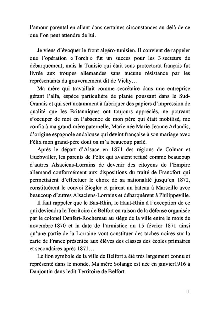 Mémoire de mes souvenirs