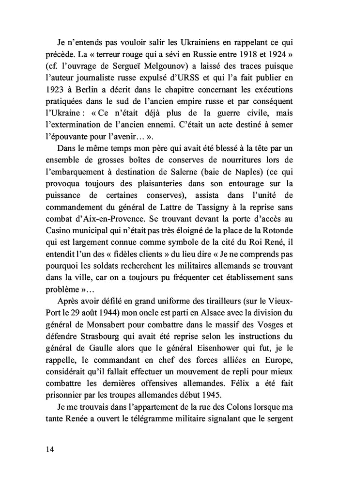 Mémoire de mes souvenirs