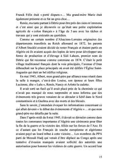 Mémoire de mes souvenirs