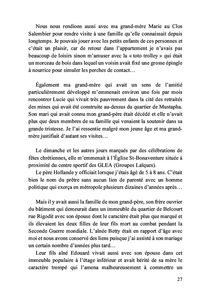 Mémoire de mes souvenirs