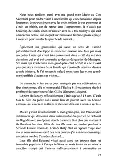 Mémoire de mes souvenirs